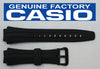 CASIO AQ-163W 17mm Original Black Rubber Watch BAND Strap AQ-163WG AQ-160W - Forevertime77