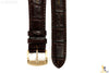 Citizen 59-S52314 Original Replacement 23mm Brown Leather Watch Band Strap