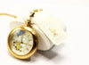 TIMEX Winnie the Pooh Gold Plated Pocket Watch w/chain (rotating bees) - Forevertime77