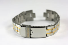 15mm Genuine Swiss Army Solid Stainless Steel Ladies Two-tone Watch Band