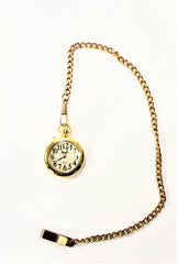 Margaux Gold Plated Easy to Read Pocket Watch with Backlight