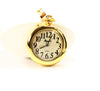 Margaux Gold Plated Easy to Read Pocket Watch with Backlight