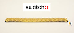 Vintage Original SWATCH Stainless Steel Gold Plated Metal Expandable Watch Band 1990's NEW OLD STOCK