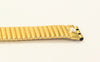 Vintage Original SWATCH Stainless Steel Gold Plated Metal Expandable Watch Band with Pearls 1990's NEW OLD STOCK