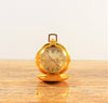 Swiss Made by Evaco SA Gold Plated Mechanical Wind Up Pocket Watch 1970's