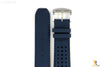 Citizen 59-S52543 Original Replacement 23mm Blue Leather Watch Band Strap - Forevertime77