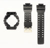 CASIO G-Shock GA-100MB Original Black Rubber Watch BAND & BEZEL Combo