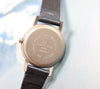 Jacques Edho Ladies Watch Swiss Made Black Leather New Old Stock 1990's French