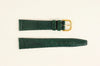 18mm Genuine Lizard Green Leather Watch Band MADE IN FRANCE