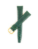 18mm Genuine Lizard Green Leather Watch Band MADE IN FRANCE