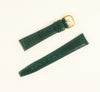 18mm Genuine Lizard Green Leather Watch Band MADE IN FRANCE