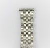 20mm Men's Stainless Steel Metal Band Bracelet with Straight Ends