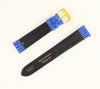 18mm Genuine Sharkskin Blue/Black Leather Watch Band Handcrafted in Germany