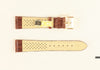 20mm Genuine Teju Lizard Brown Leather Watch Band IRV CERTIFIED Handcrafted in Germany