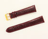 Genuine Lizard Burgundy Leather Watch Band IRV CERTIFIED Handcrafted in Germany (Three Sizes)