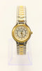 KOJEX Ladies Two-Tone Analog Watch with Stainless Steel & Gold Plated Band 1990's Vintage NEW