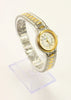 KOJEX Ladies Two-Tone Analog Watch with Stainless Steel & Gold Plated Band 1990's Vintage NEW