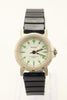 KOJEX Analog Watch with Black Rubber Band (White Dial) 1980's Vintage NEW Unisex