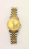 KOJEX Unisex Two-Tone Watch with Date Stainless Steel Gold Plated 1990's Vintage NEW