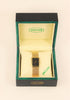 JAGUAR Men's Watch Swiss Made Quartz Movement 14k Gold 1990's Vintage NEW with Box
