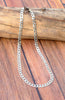 Sterling Silver 925 Cuban Curb Link Necklace Made in Italy Unisex 24 Inches / 9.6mm Width