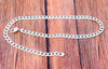 Sterling Silver 925 Cuban Curb Link Necklace Made in Italy Unisex 24 Inches / 9.6mm Width