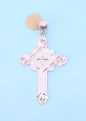Sterling Silver 925 Cross Pendant 2 inches / 1.5 width