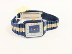 Cofram Swiss Made Unisex Watch Stainless Steel (BLUE) 1990's Rare Brand New Vintage