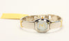 Ladies NINE WEST Stainless Steel Gold Plated Watch Vintage New 1990's (White Dial)