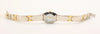 Ladies NINE WEST Stainless Steel Gold Plated Watch Vintage New 1990's (White Dial)