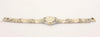 Ladies NINE WEST Stainless Steel Gold Plated Watch Vintage New 1990's (White Dial)