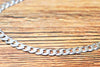 Sterling Silver 925 Cuban Curb Link Necklace Made in Italy Unisex 24 Inches / 6mm Width
