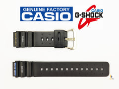 Vintage BRAND NEW 18mm Original Casio Dw-400 Black Rubber Watch Band1990