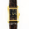 TISSOT Ladies Stylist Winding Watch Vintage NEW with Tag 1970's/1980's (Dark Brown Band)