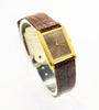 ZENITH Ladies Quartz Watch Vintage NEW with Tag 1980's Leather Gold Plated