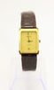 ZENITH Ladies Quartz Watch Leather Gold Plated Vintage NEW 1980's