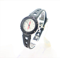 Cofram Swiss Made Unisex Watch in Black 1990's Rare Brand New Vintage