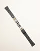 10mm SEIKO Unisex PVD Dark Gray G1282-H Stainless Steel Watch Band w/2 Pins