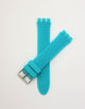 19mm Turquoise Silicone Band Compatible with Swatch