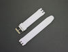 19mm White Silicone Band Compatible with Swatch