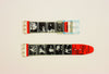 17mm Unisex Camera/Movie Film Design Compatible with Swatch Watch Band Straps