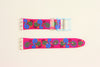 17mm Unisex Pink/Mauve Swirl Design Compatible with Swatch Watch Band Strap