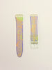 17mm Unisex Colorful Arrow Design Compatible with Swatch Watch Band Straps