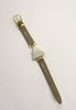 Chantilly Ladies Triangle Watch Stainless Steel Gold Plated 1990's Vintage New