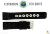 Citizen 59-S53093 Original Replacement 22mm Black Nylon Watch Band Strap - Forevertime77