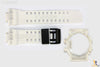 CASIO G-Shock G'Mix GBA-400-7C Original WHITE Rubber Watch BAND & BEZEL Combo