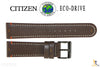 Citizen 59-S53618 Original Replacement 22mm Brown Leather Watch Band Strap - Forevertime77