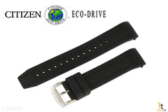 Citizen 59-S53768 Original Replacement 22mm Black Rubber Watch Band 59-S53772