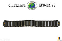 Citizen 59-S05342 Original Replacement Black Ion Plated Stainless Steel Watch Band Bracelet