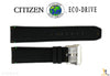 Citizen 59-S53481 Original Replacement 22mm Black Leather Watch Band Strap - Forevertime77